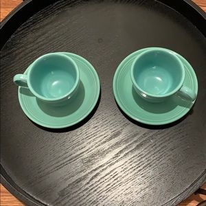 Vintage Fiestaware Retired color Sea Mist.